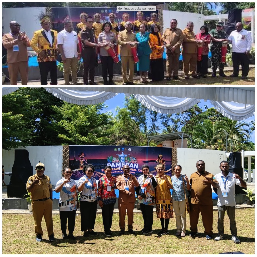 DISBUDPAR PAPUA BARAT Ikuti Pembukaan Pameran Harmoni PESPARAWI Nasional XIV Tahun 2026