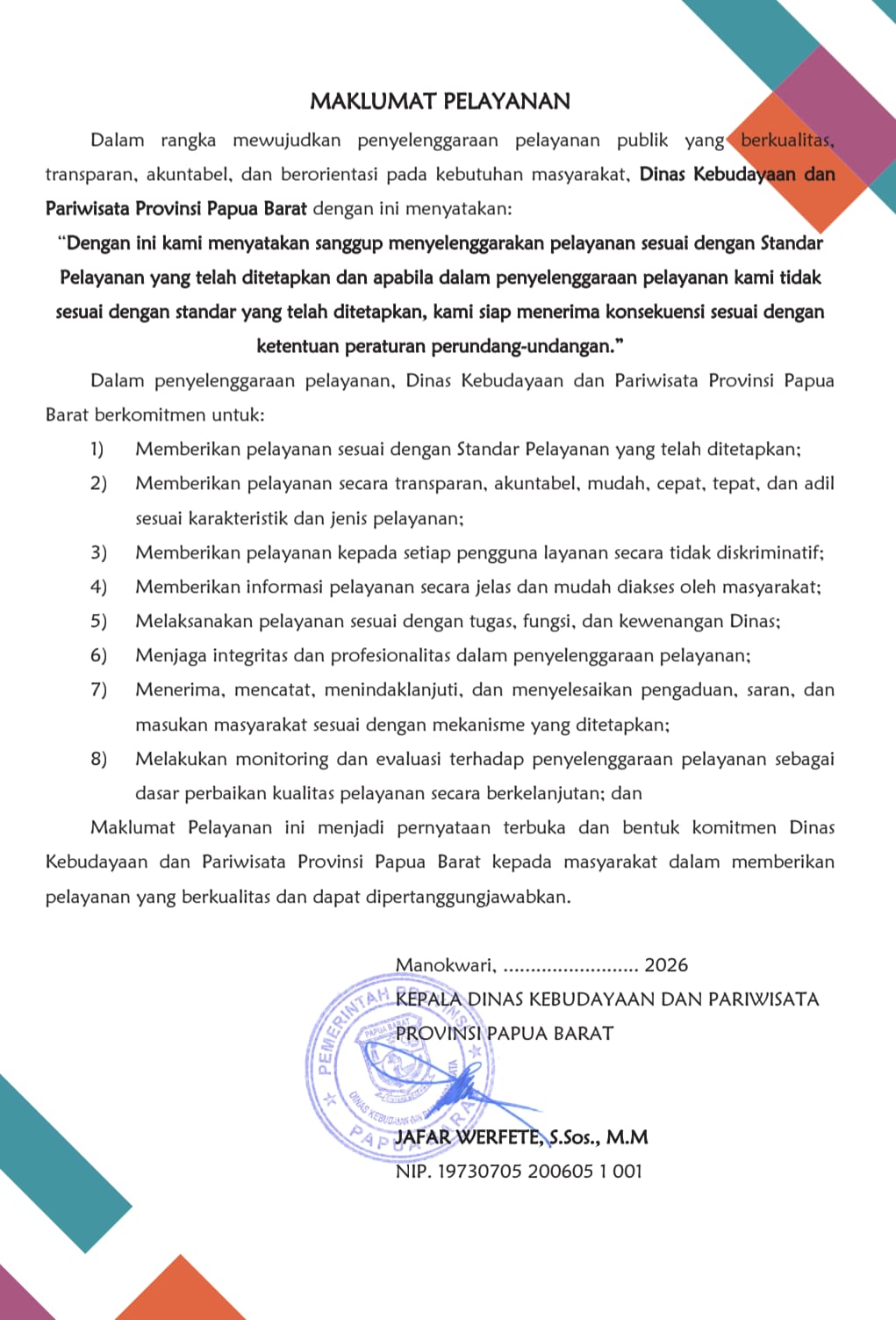 Maklumat Layanan